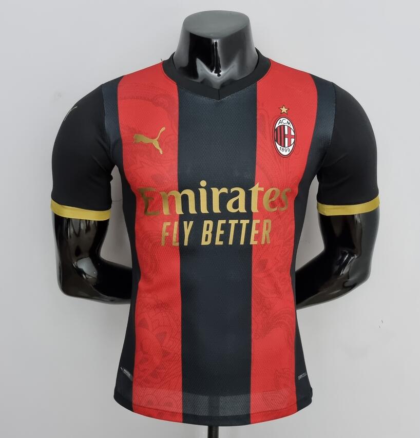 2022/23 AC Milan Black Red Special Soccer Jersey Shirt Player Version